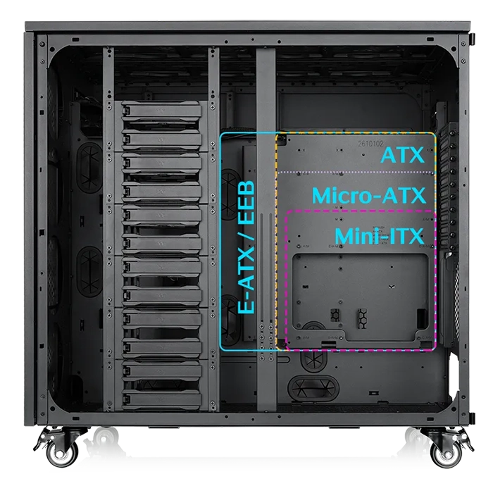 Thermaltake AX1000 TG Super Tower Chassis