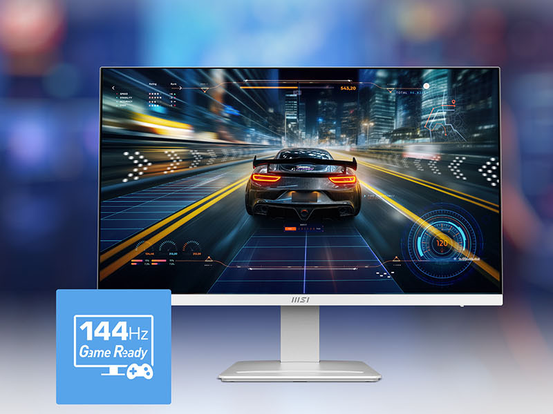 MSI PRO MP273W E14A Full HD monitor for both work and gaming 