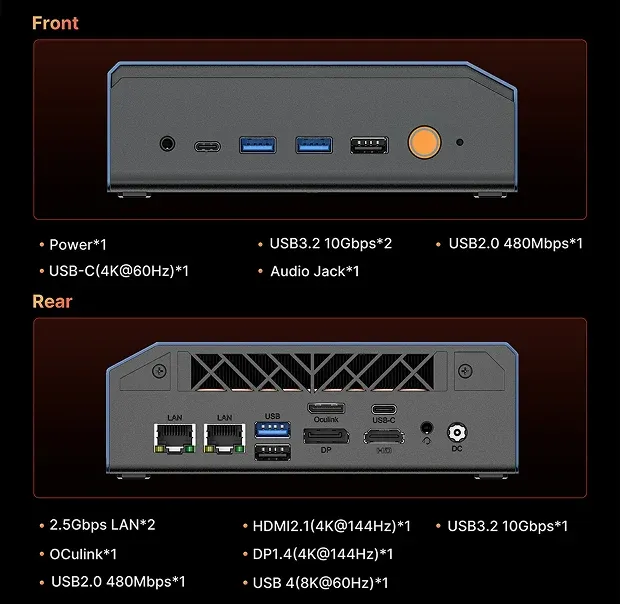 BOSGAME VTA-439 Barebone Mini PC