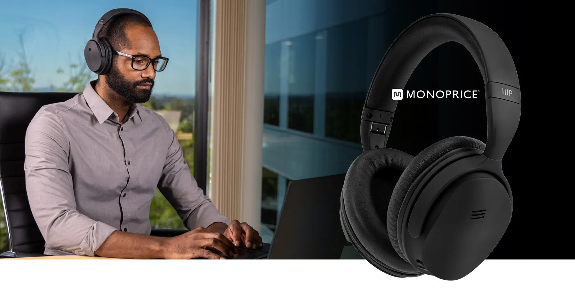 BT 300ANC Over Ear Active Noise Cancelling Headphones