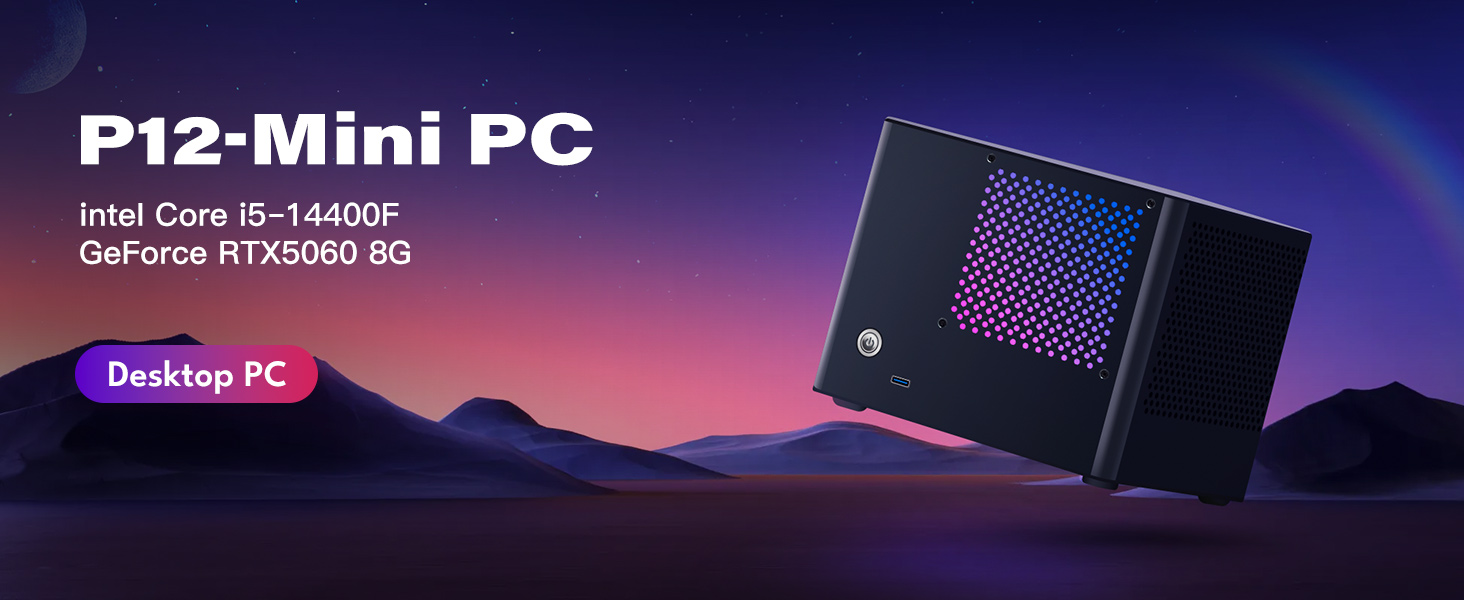 Cheap Mini Gaming PC ITX Tower Desktop Computers Windows 11 Prebuilt SSD NAS Computadora De Escritor