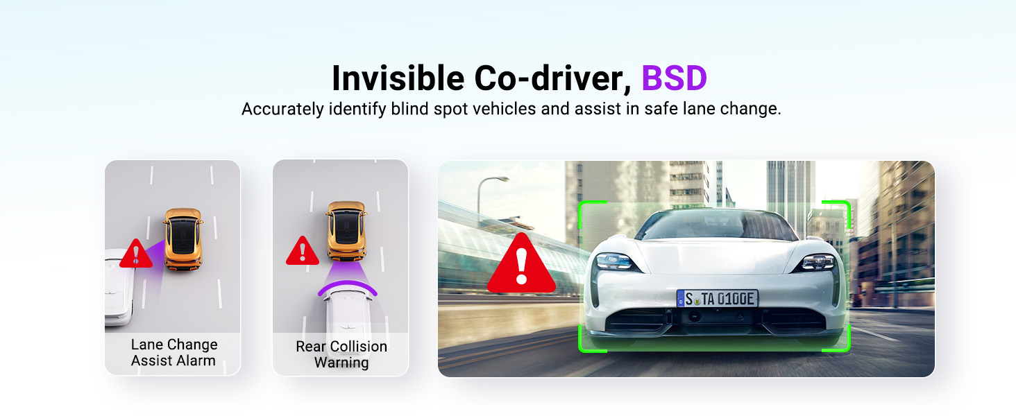 dash cam with BSD