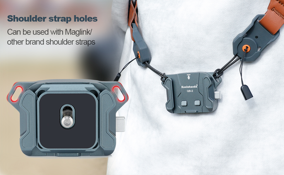 Camera Shoulder Strap Quick Release Plate Kit,