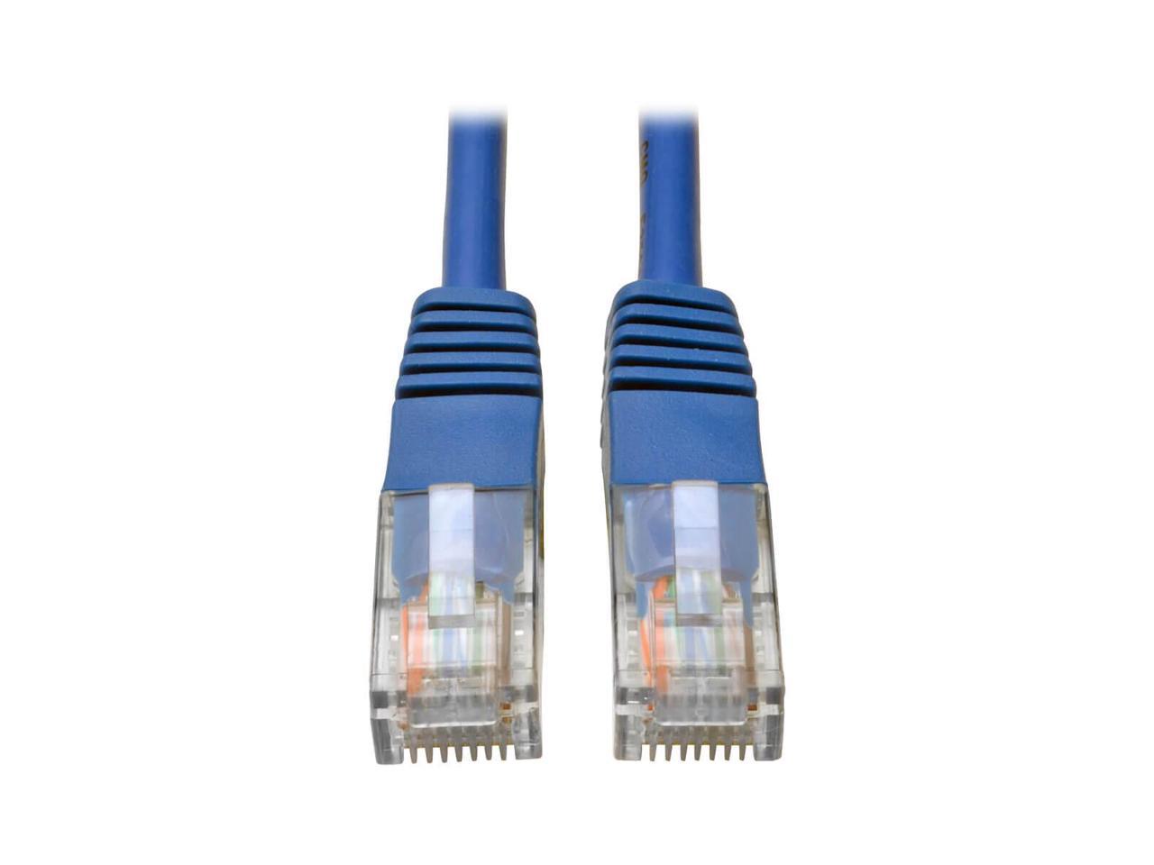 Tripp Lite 1ft Cat5e Blue Patch Cable Molded 350mhz N002-001-BL