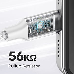 Fast Charging and Safe Charge your device with 3A fast charge technology, built-in 56Ko resistor inc