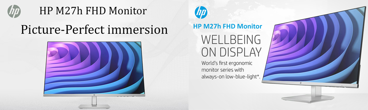 HP M27h FHD Monitor 76D13AA#ABA