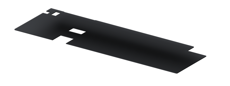Closeup of Two Removable PORON® Dampening Foams