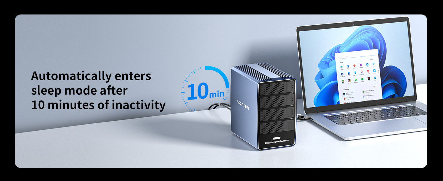 10-minute Automatic Sleep Mode