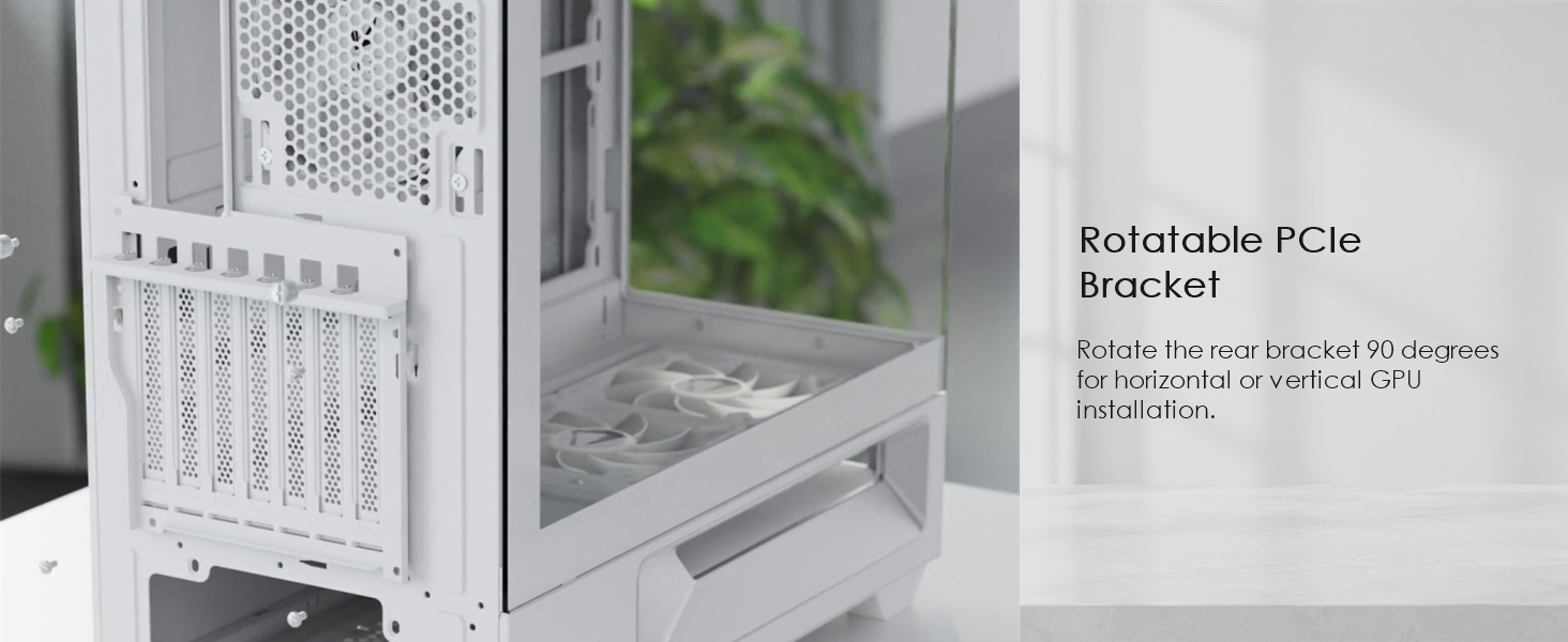 Formula V Line Crystal Z3 Plus White Mid-Tower ATX PC Case