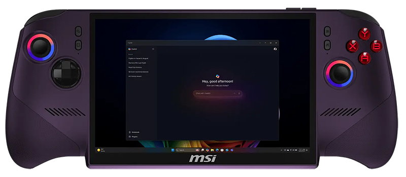 MSI CLAW 8 EX AI+ CG3EM Gaming Handheld