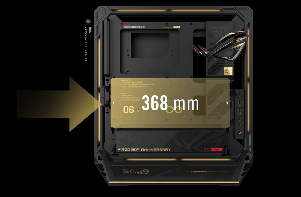 ASUS ROG GR20 Edition 20 Open-Frame PC Gaming Case