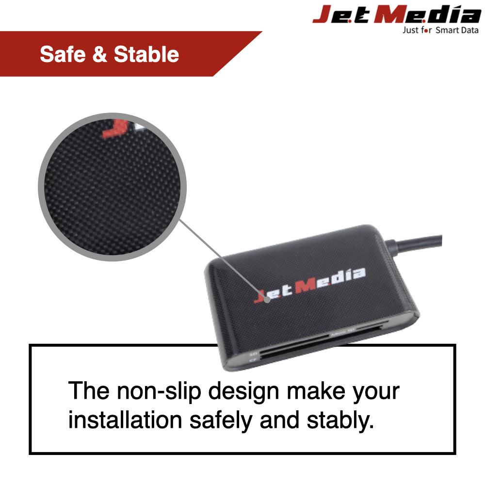 Jetmedia CR301 SD microSD CF card reader