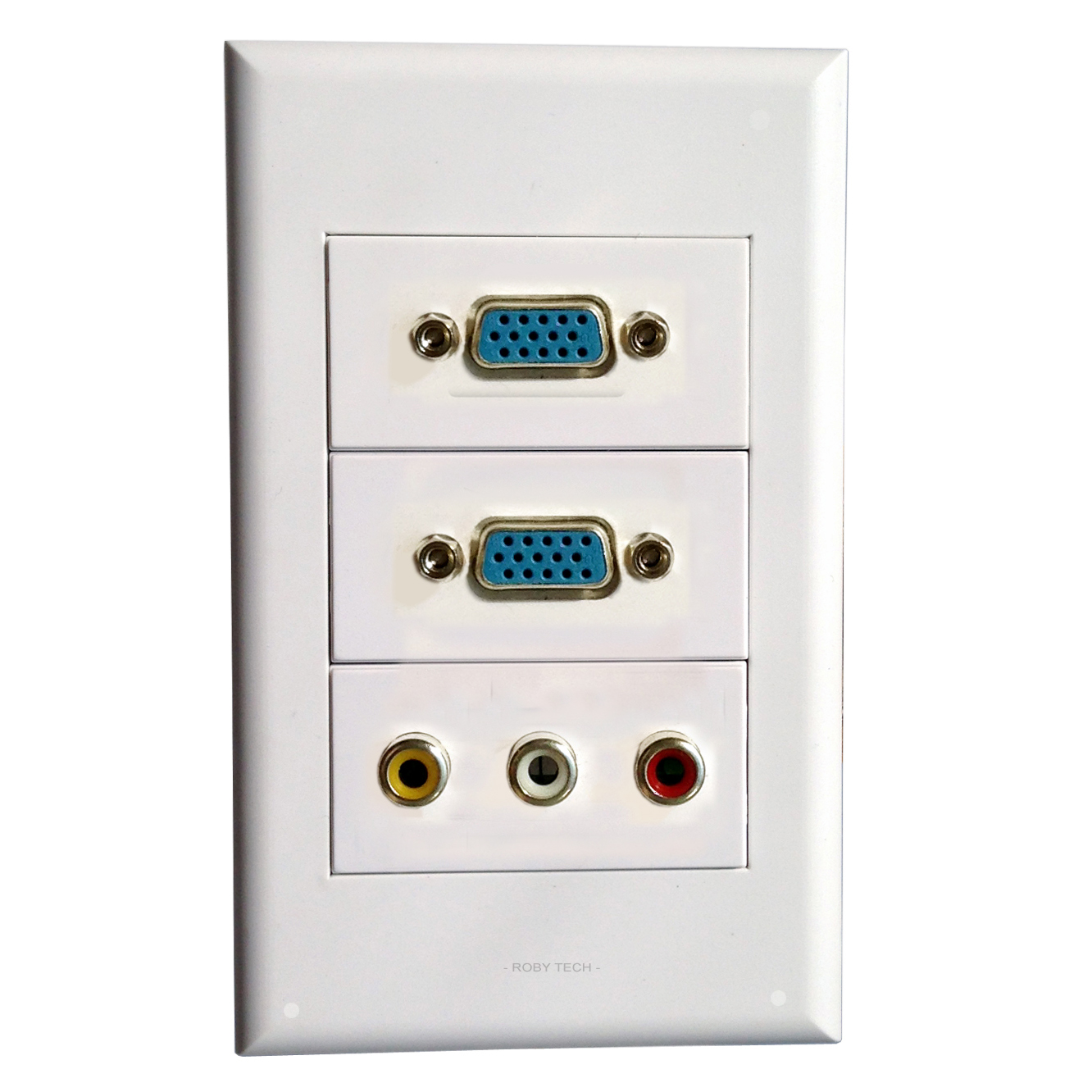 VGA keystone Faceplate wall plate