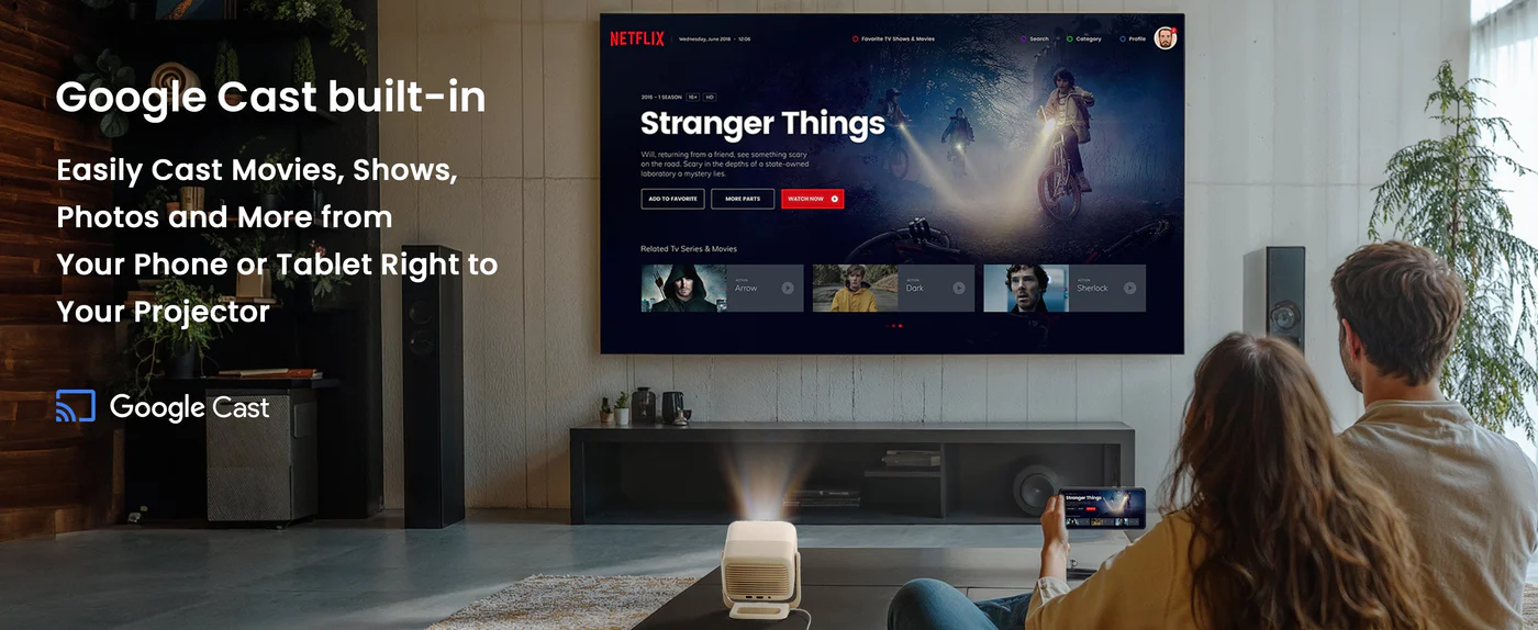 JmGO N1S Nano Mini Portable Projector