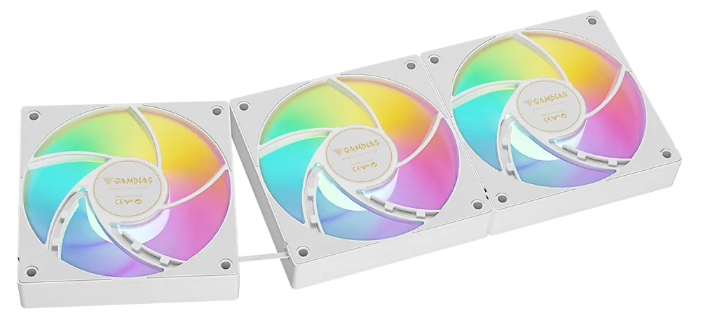 GAMDIAS AURA GL360 V2 WH AIO Liquid CPU Cooler
