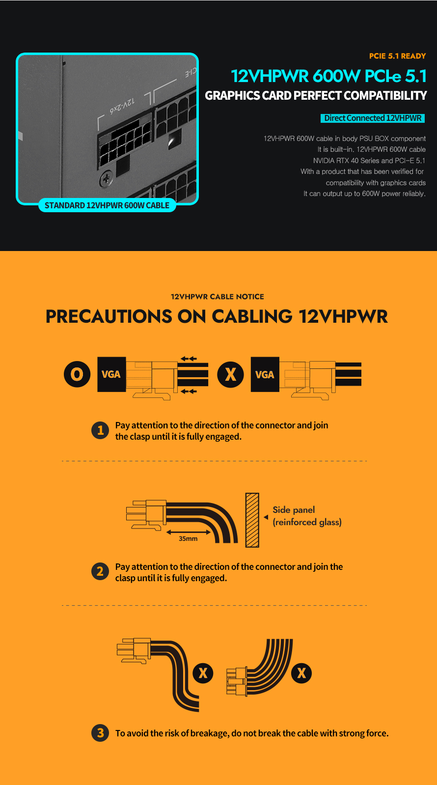 darkFlash PMT750, 750W Fully Modular Power Supply, 80 PLUS Gold & Cybenetics Platinum Certified