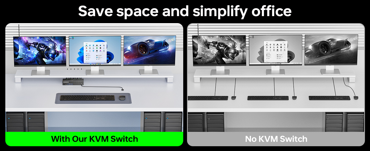 Supports input devices such as laptops, desktops, game consoles, servers, etc.  HDMI Displayport KV