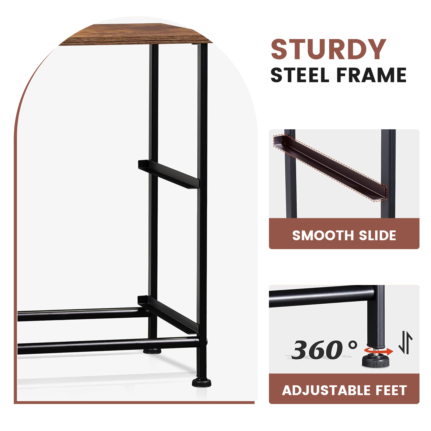 GTRACING 2-Drawer Dressers for Bedroom, Chest of Drawers with Fabric Bins, Modern Storage Organizer,