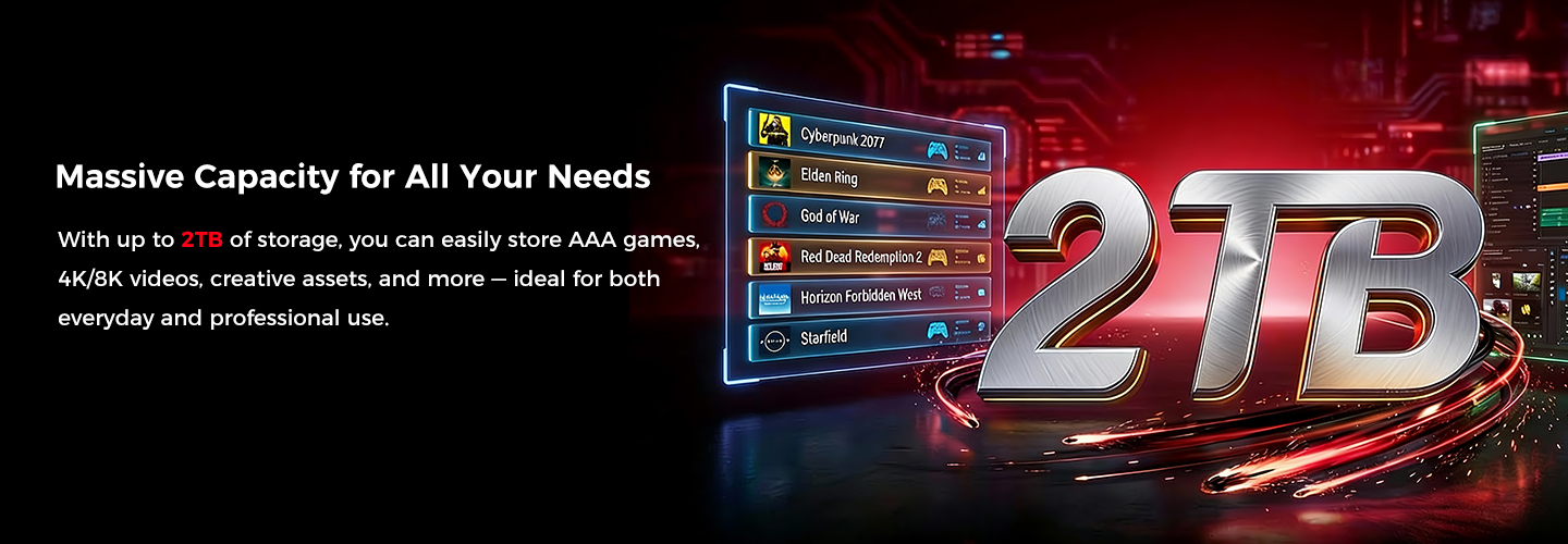 Massive Capacity for All Your Needs