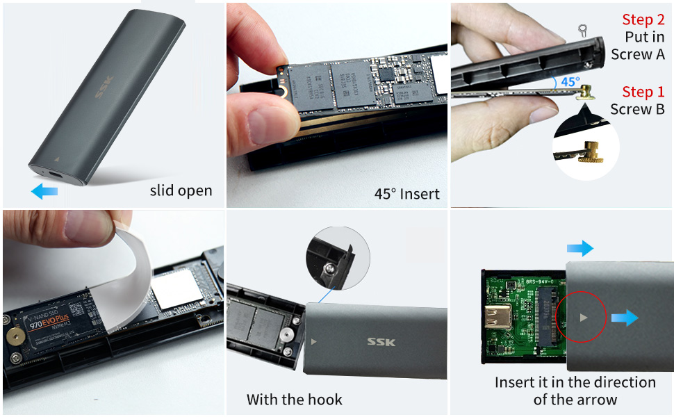 SSD Enclosure Adapter