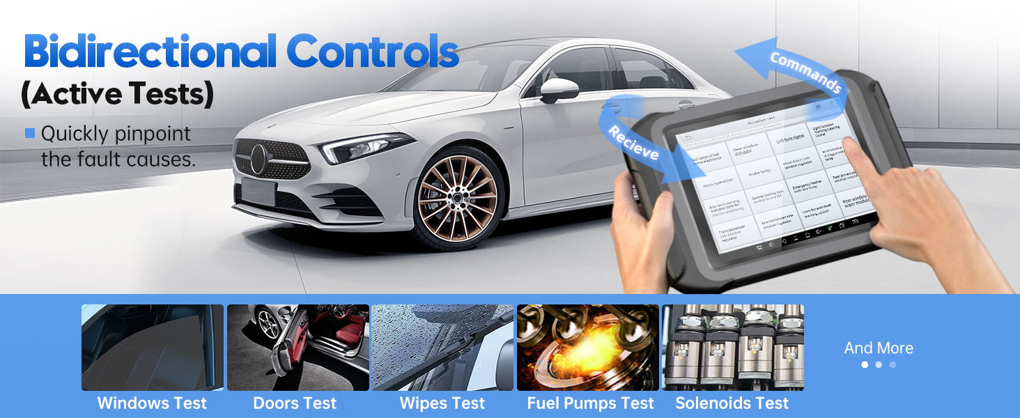 Bi-Directional Control/Active Tests+ECU Coding