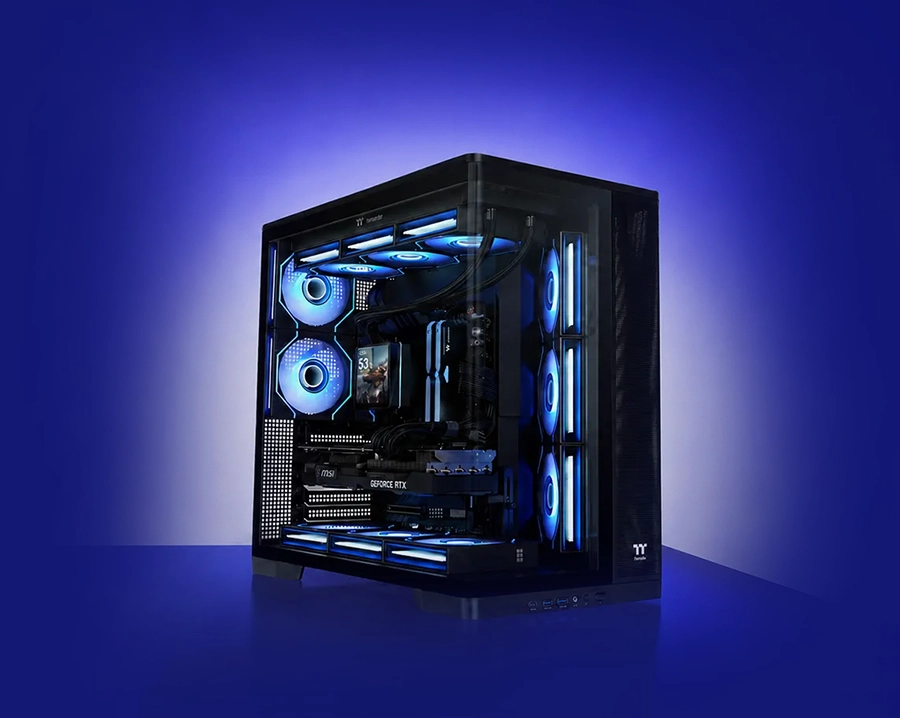 Thermaltake Arcus 380 TG ARGB Mid Tower Chassis - Black