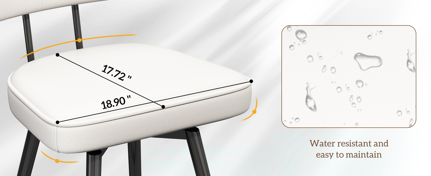 PU Leather Counter Stool