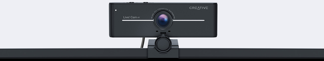 Creative Live! Cam 4K UHD USB Webcam with Backlight Compensation