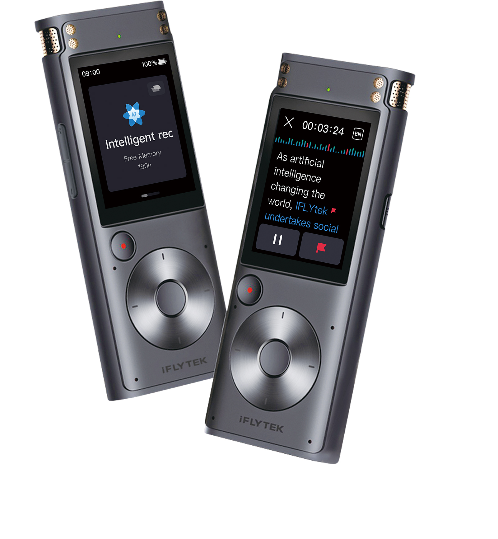 Recording to text devices