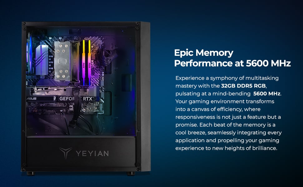 YEYIAN Gaming PC YPI-YU34F0C-4601N