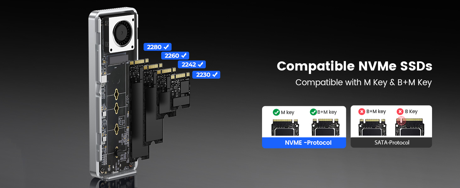 Compatible NVMe SSDs