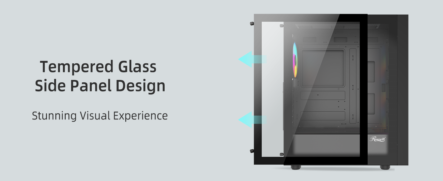 Tempered Glass Side Panel Design