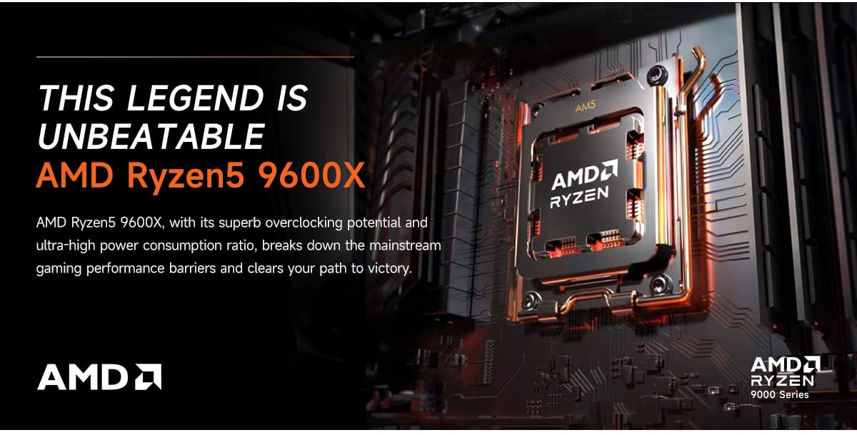 gaming pc 9600X