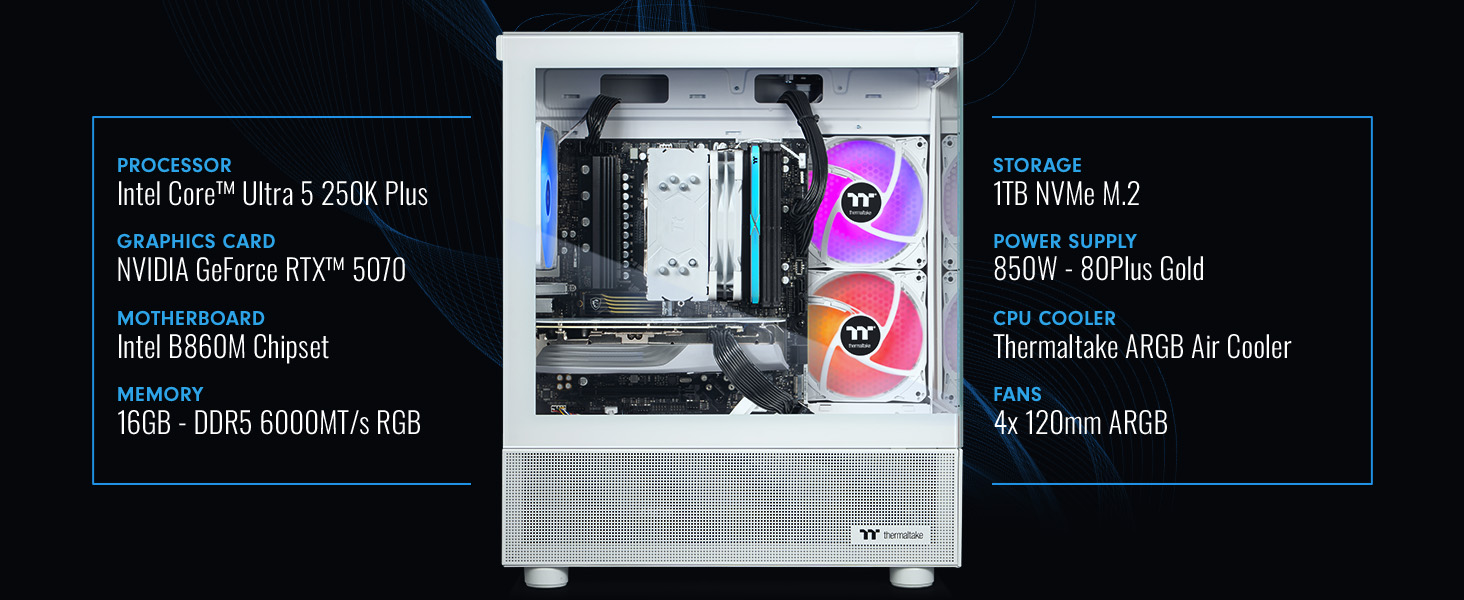 Thermaltake LCGS NE u2570S-V170S Gaming Desktop