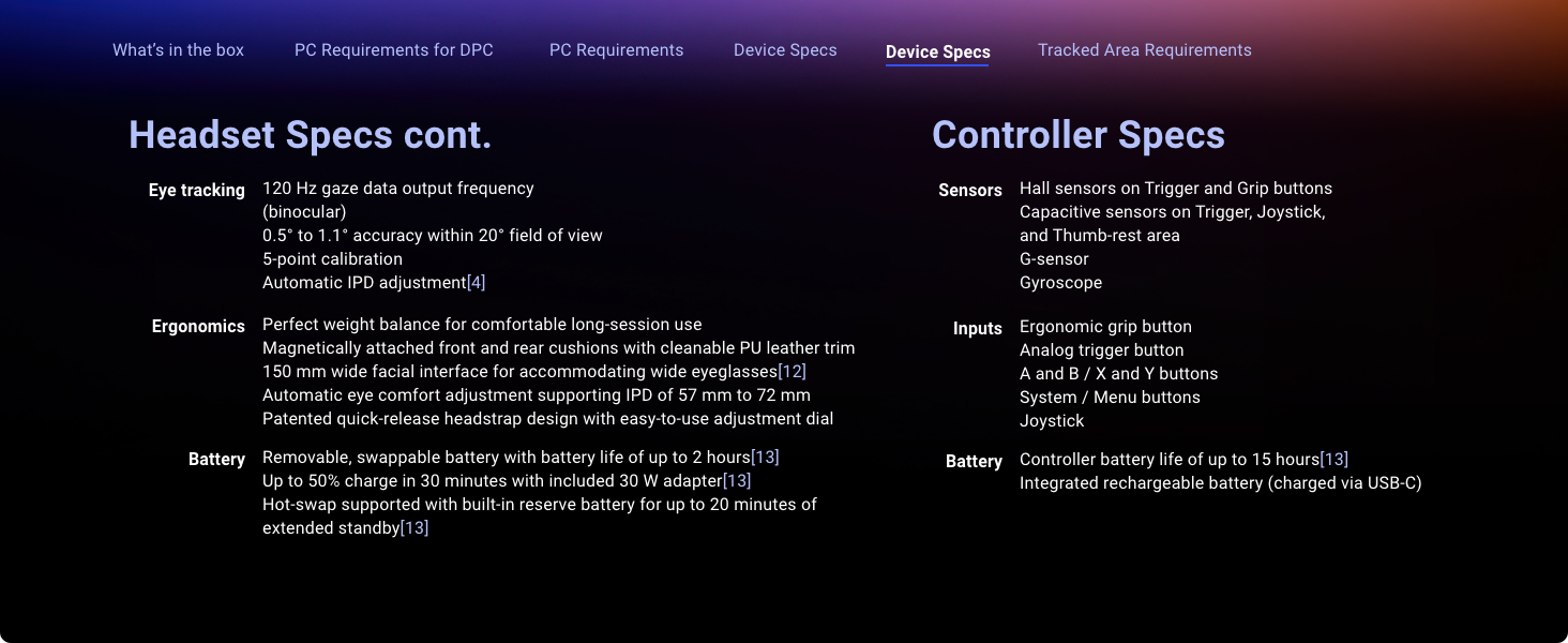 VIVE Focus Vision Wired Bundle