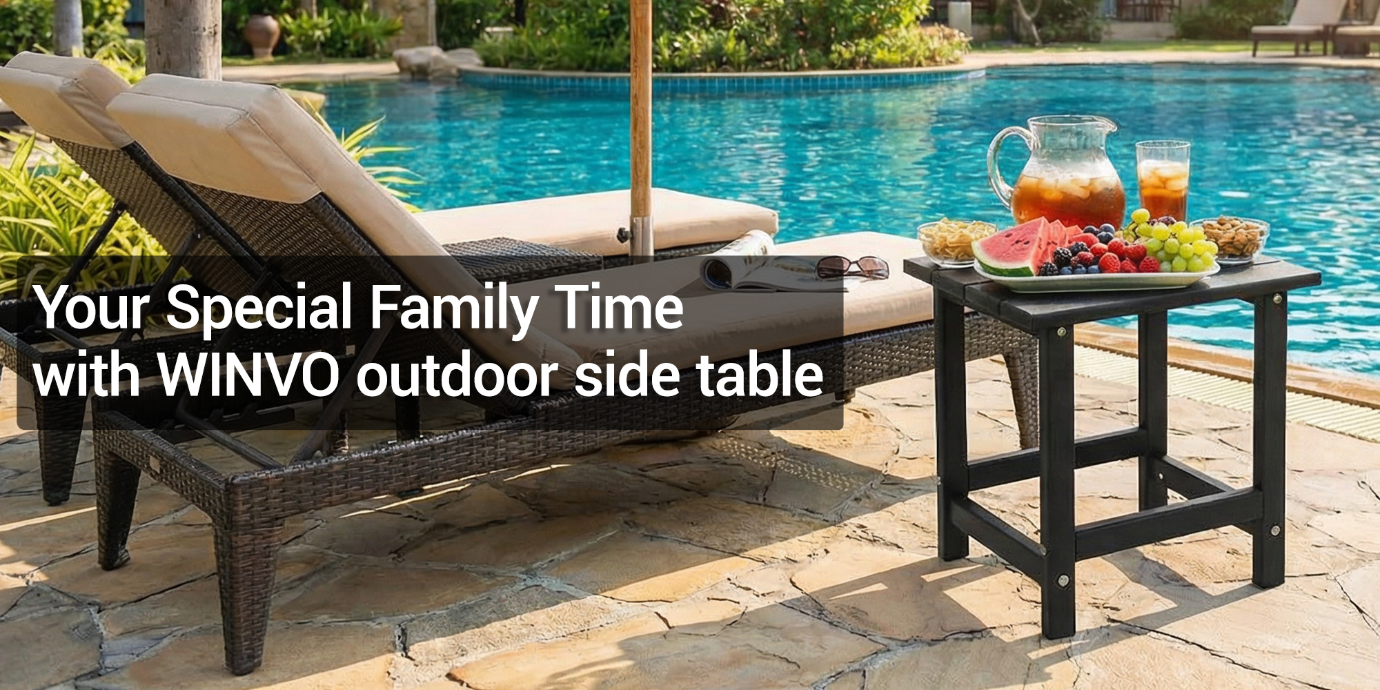 OUTDOOR SIDE TABLE