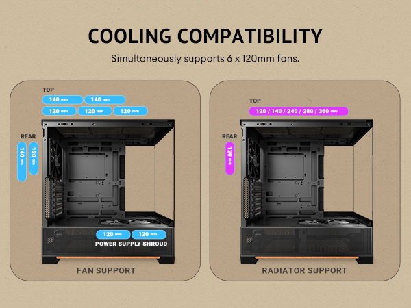 Antec C6 Wood Mid-Tower Case