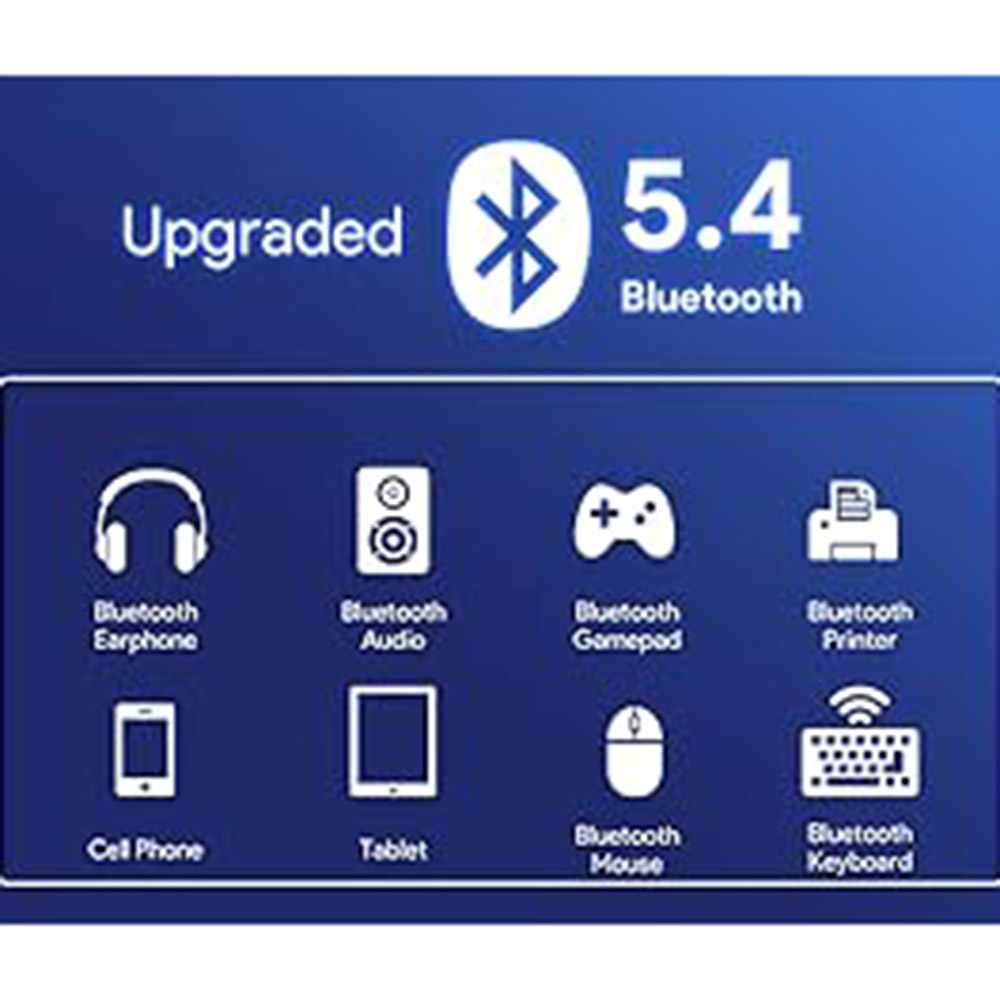 Upgraded Bluetooth 5.4