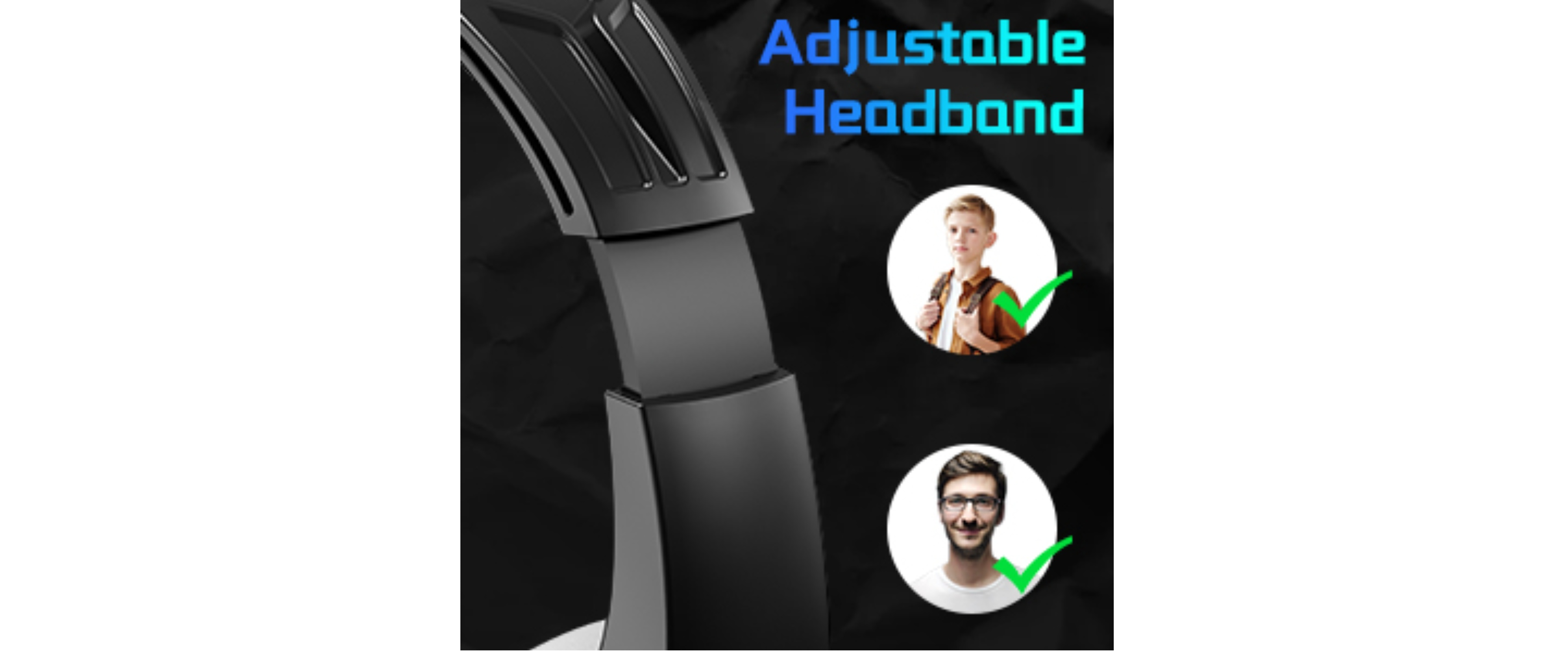 Anivia A9 gaming headset, adjustable headband, ergonomic design