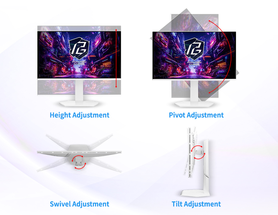 ASRock Phantom Gaming PGO27QSA or PGO27QSA-W Gaming Computer Monitor