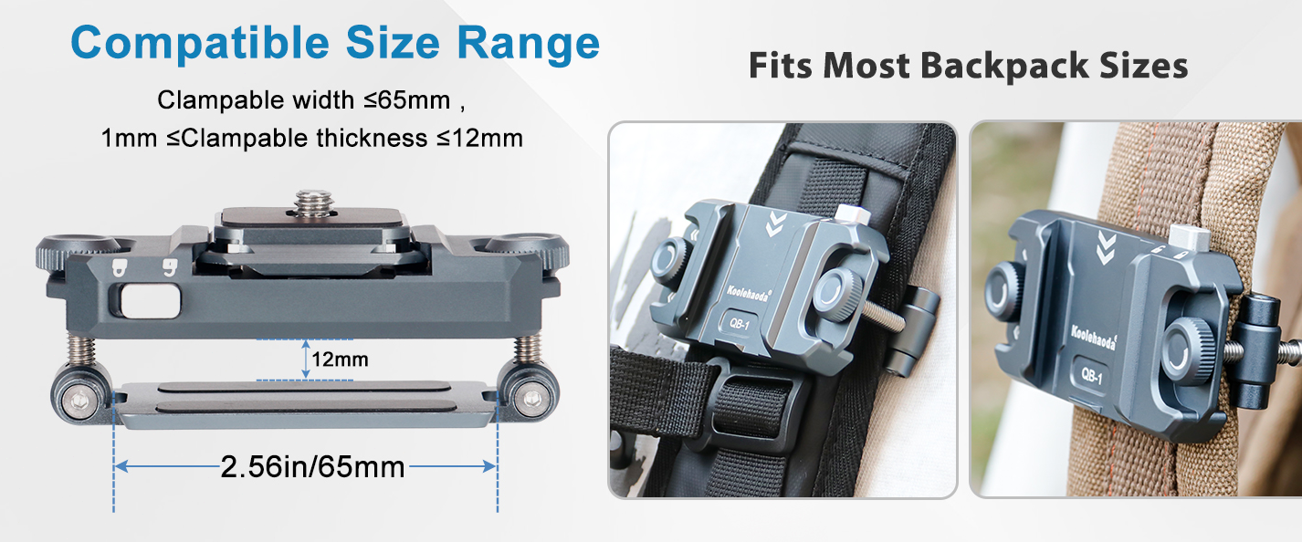 Camera Backpack Strap Clip