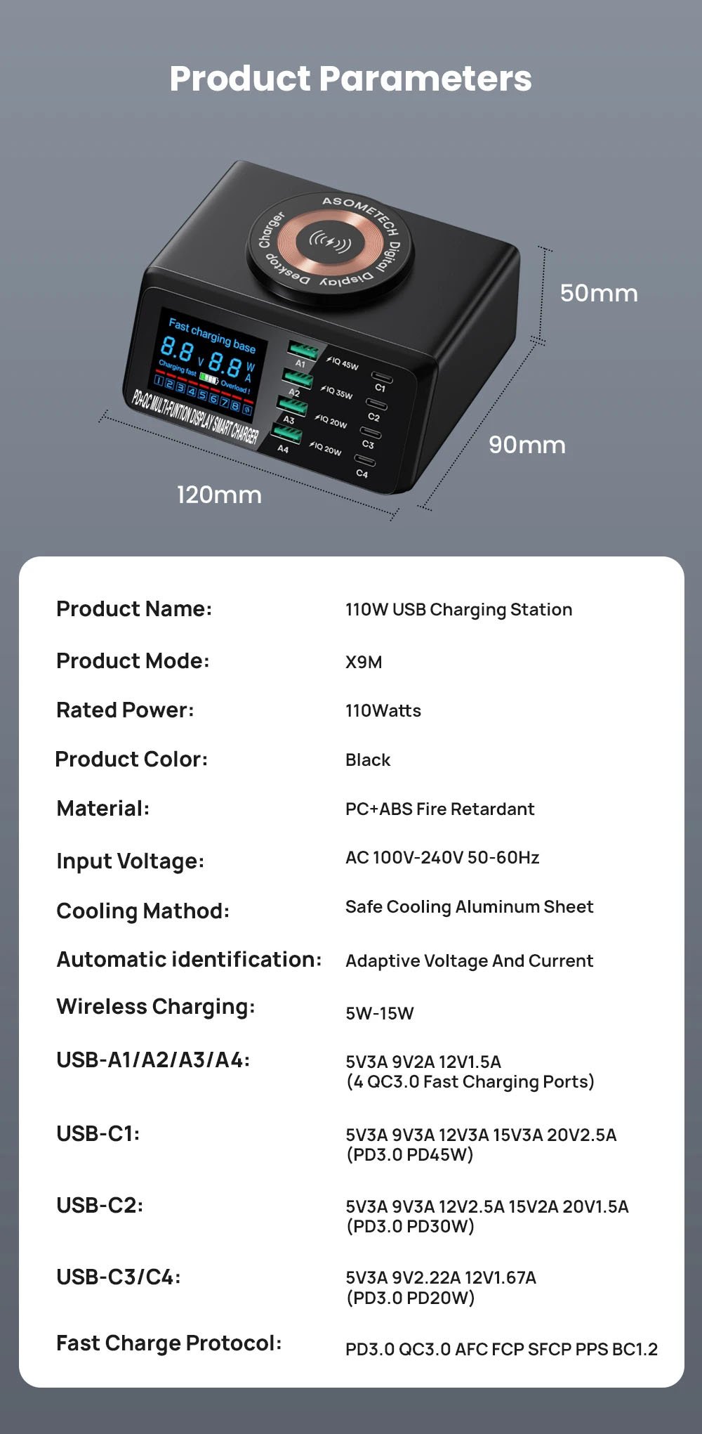 Jansicotek 8 Port Charging Station