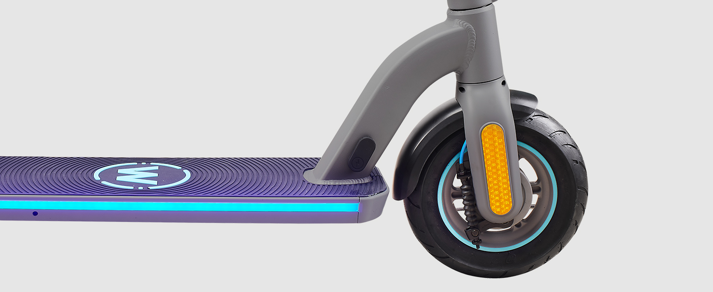 Electric Scooter Adults, Up to 28 Miles Range & 18.8 MPH, 10 Air Filled  Tires, 500W Motor E Scooter with 10.4ah Battery, Lightweight & Foldable  Commuting with Electric Braking System Dark Gray 