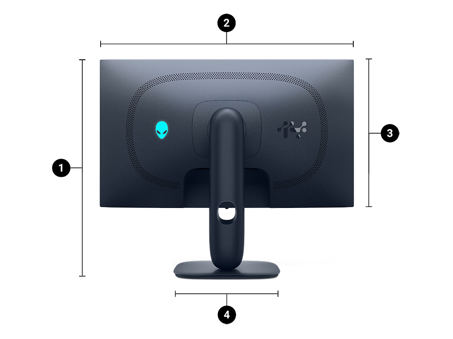 Alienware AW2725D USB-C OLED Gaming Computer Monitor