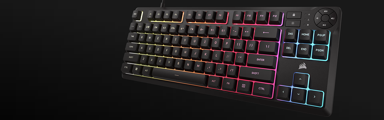 CORSAIR K55 CORE TKL Tenkeyless RGB Gaming Keyboard