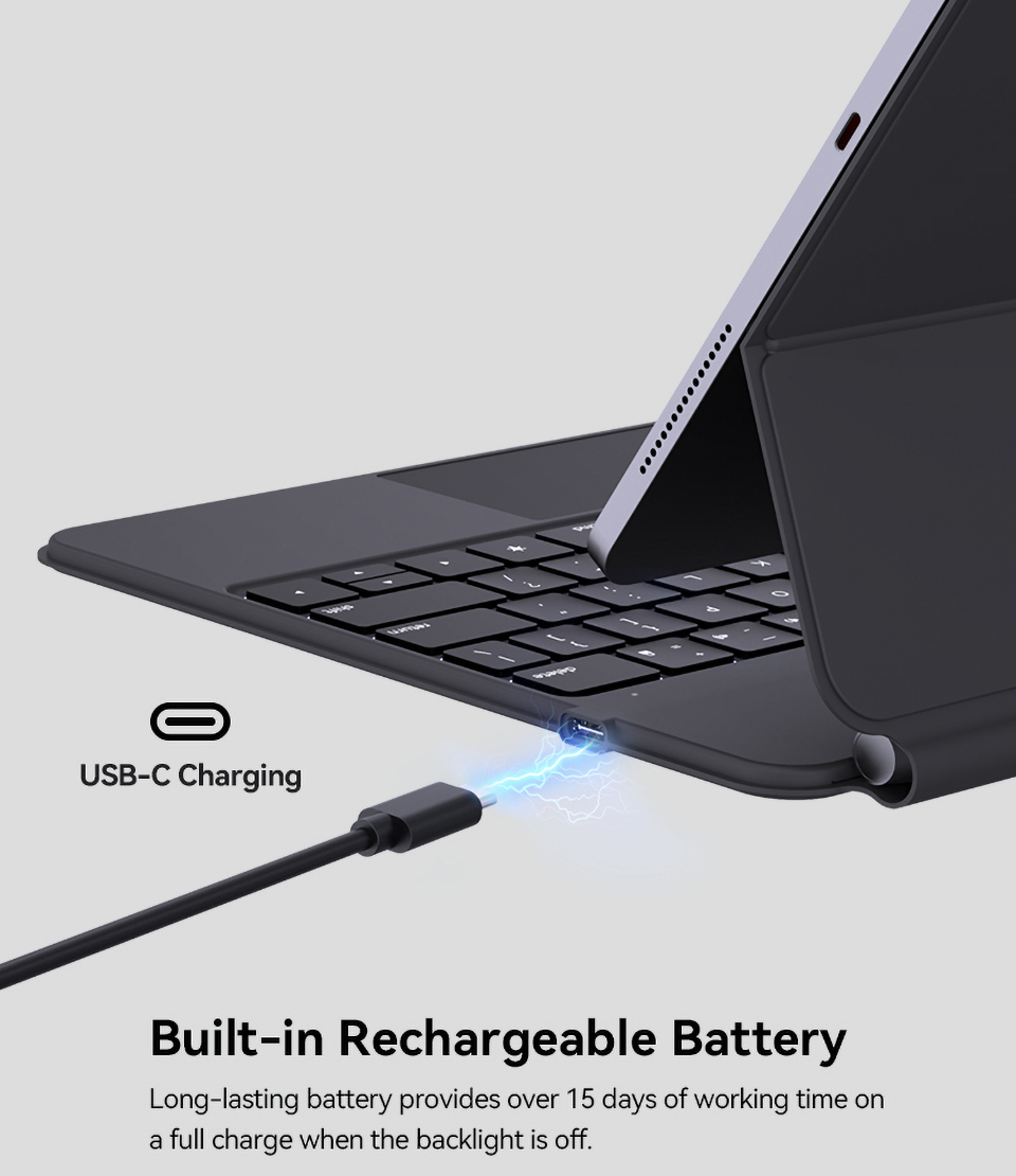 AUSDOM Magnetic Floating Magic Smart Keyboard for iPad Pro 12.9-inch