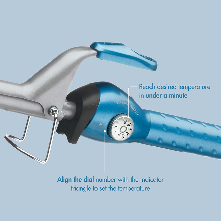 BABYLISS PRO Nano Titanium 1¼-inch Spring Curling Iron