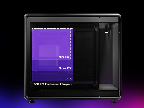 Cooler Master MasterFrame 360 Panorama ATX Mid-Tower PC Case