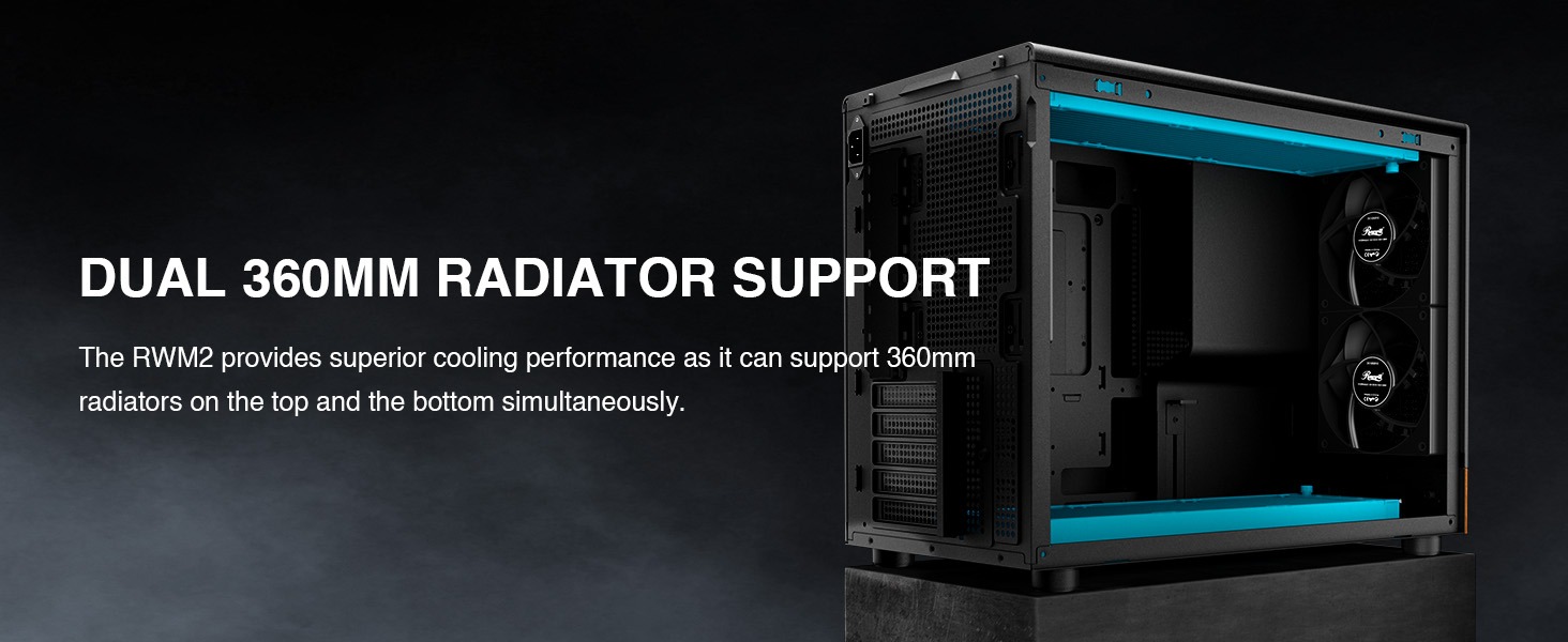 Rosewill RWM2 Micro ATX Gaming PC Case