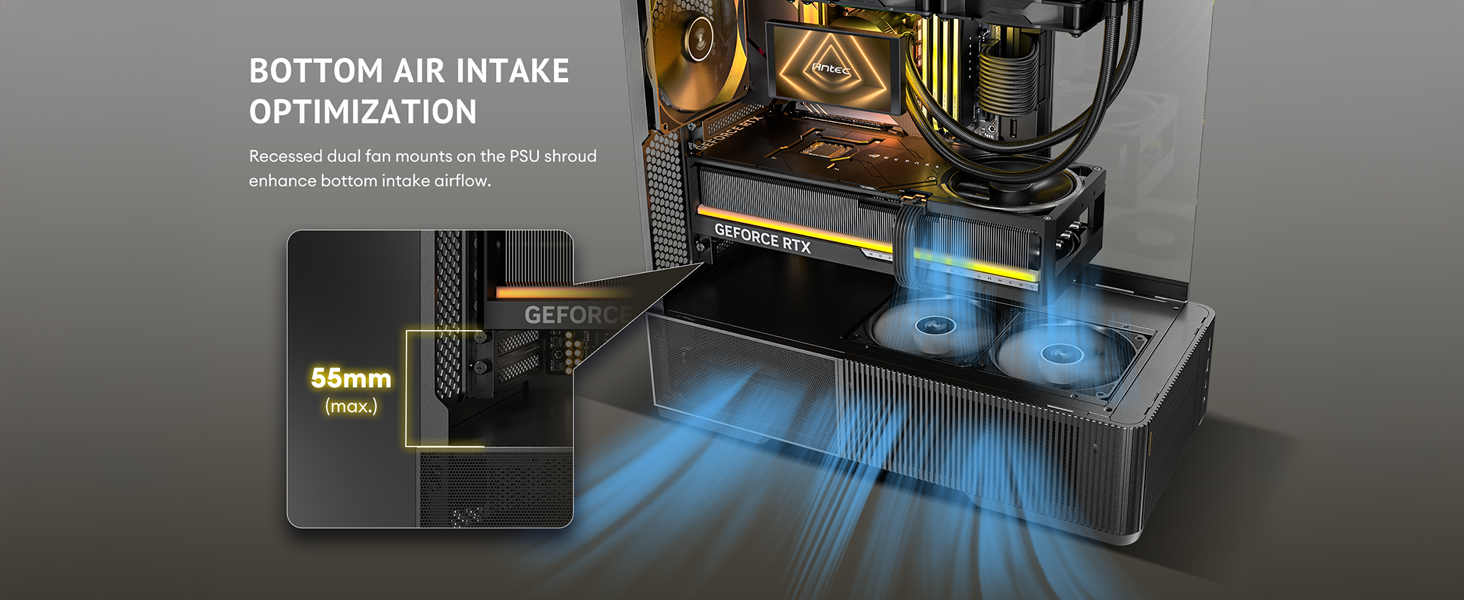  Antec C6 Curve Air Mid-Tower Case
